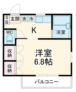 ミレハイム【2階】の間取り
