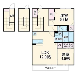 Bogor Residence【3階】の間取り