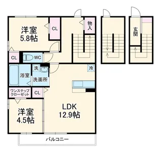 Bogor Residence【3階】の間取り