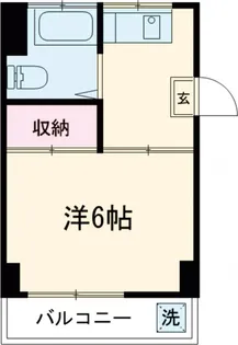 シルバーコーポ【201号室】の間取り