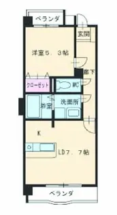 プレールアミ【2階】の間取り