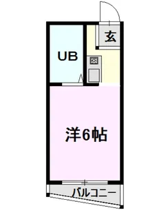 ハイマンションノムラ【603号室】の間取り