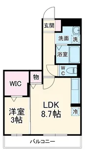 五反田ガーデン【3階】の間取り