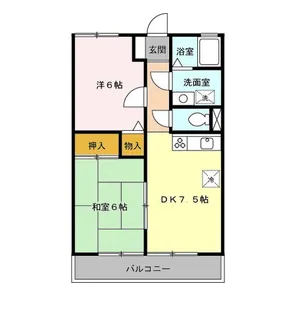 ボナール・リン【203号室】の間取り