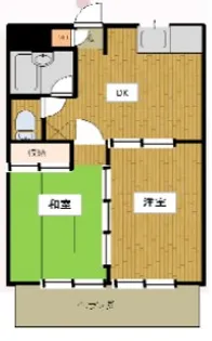 サンライズパーク上小町【3階】の間取り
