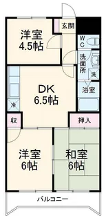小坂プリンシア【102号室】の間取り