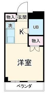 コーポKEN【4階】の間取り