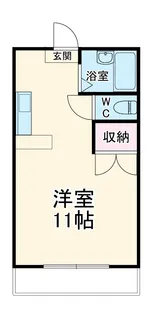 ベルフォーレ【202号室】の間取り