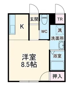 ホワイト離宮【101号室】の間取り