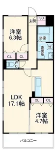 グランドール【2階】の間取り