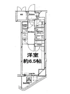 シンシアフォーディ五反田ウエスト【3階】の間取り
