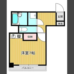 サウスポットガーデン【9階】の間取り