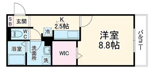 プレシャスガーネット【2階】の間取り