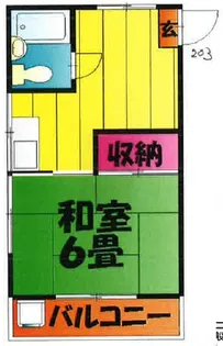 グリーンコーポ【1階】の間取り