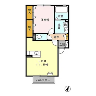 プレミール【2階】の間取り