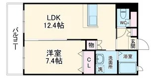 グランストーク西島【3階】の間取り