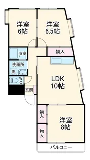 アンフィニ【A-1号室】の間取り