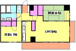V.I.P.ロイヤル氷川台【9階】の間取り