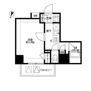 プレール・ドゥーク赤羽【3階】の間取り