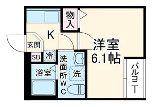 Infinity大宮北(インフィニティオオミヤキタ)【2階】の間取り