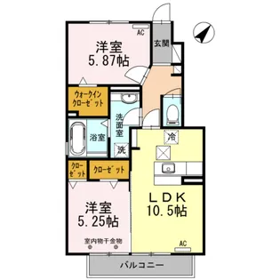 エムハウス【1階】の間取り