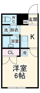 アムール大平【1階】の間取り