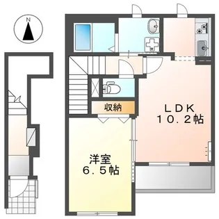 サニーテラス【2階】の間取り