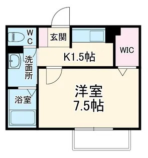 サンライズ【1階】の間取り