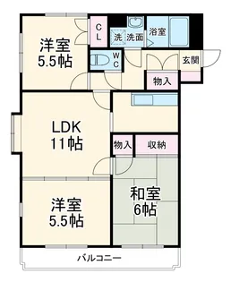 カーサゼルコバ【2階】の間取り
