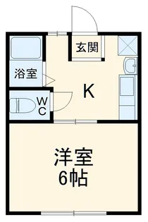 ドミールKEI【1階】の間取り