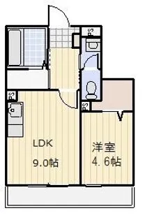 マイシティ上小町Ⅲ【2階】の間取り