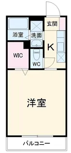 サンプレジャー三喜【A105号室】の間取り