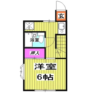 ハイホーム【2階】の間取り