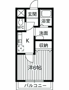 カーサ岩淵【2階】の間取り