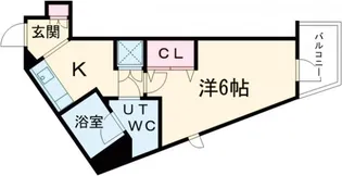 グランドコンシェルジュ用賀アジールコート【4階】の間取り