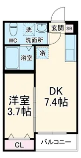 maison de cercle Ⅱ【1階】の間取り