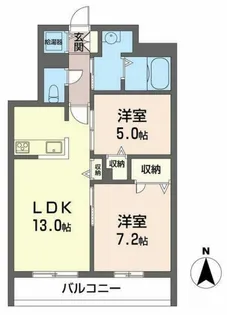 ブランシュ メゾン【3階】の間取り