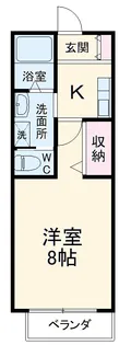 DiasTown大清水D棟【203号室】の間取り