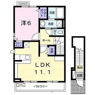 レジェンドⅩ【2階】の間取り