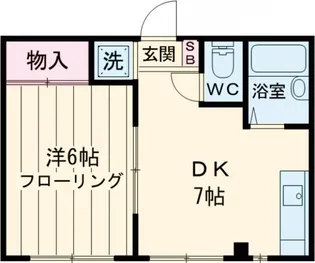 リヴェール野村【302号室】の間取り