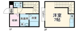 クレア堀崎町【1階】の間取り