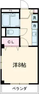 シャトーセブン【1階】の間取り