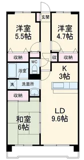 シャンボール志木【1階】の間取り