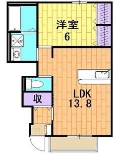 ディアコート【1階】の間取り