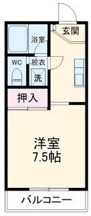 オリエンタルヒルズ【2階】の間取り