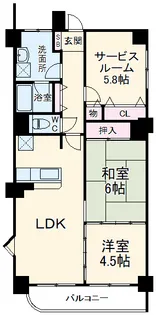 ロイヤルハイツ朝霞台【3階】の間取り