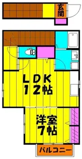 アイリス【2階】の間取り