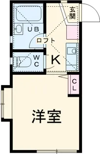 ヒルズ県立大学【201号室】の間取り