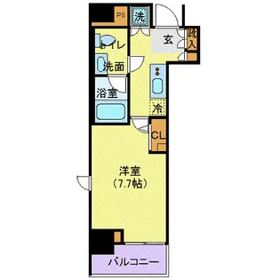 LEXE赤羽【7階】の間取り