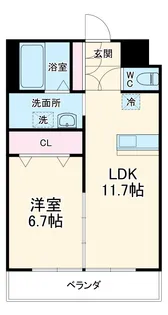 フォルトゥーナ浄水【3階】の間取り